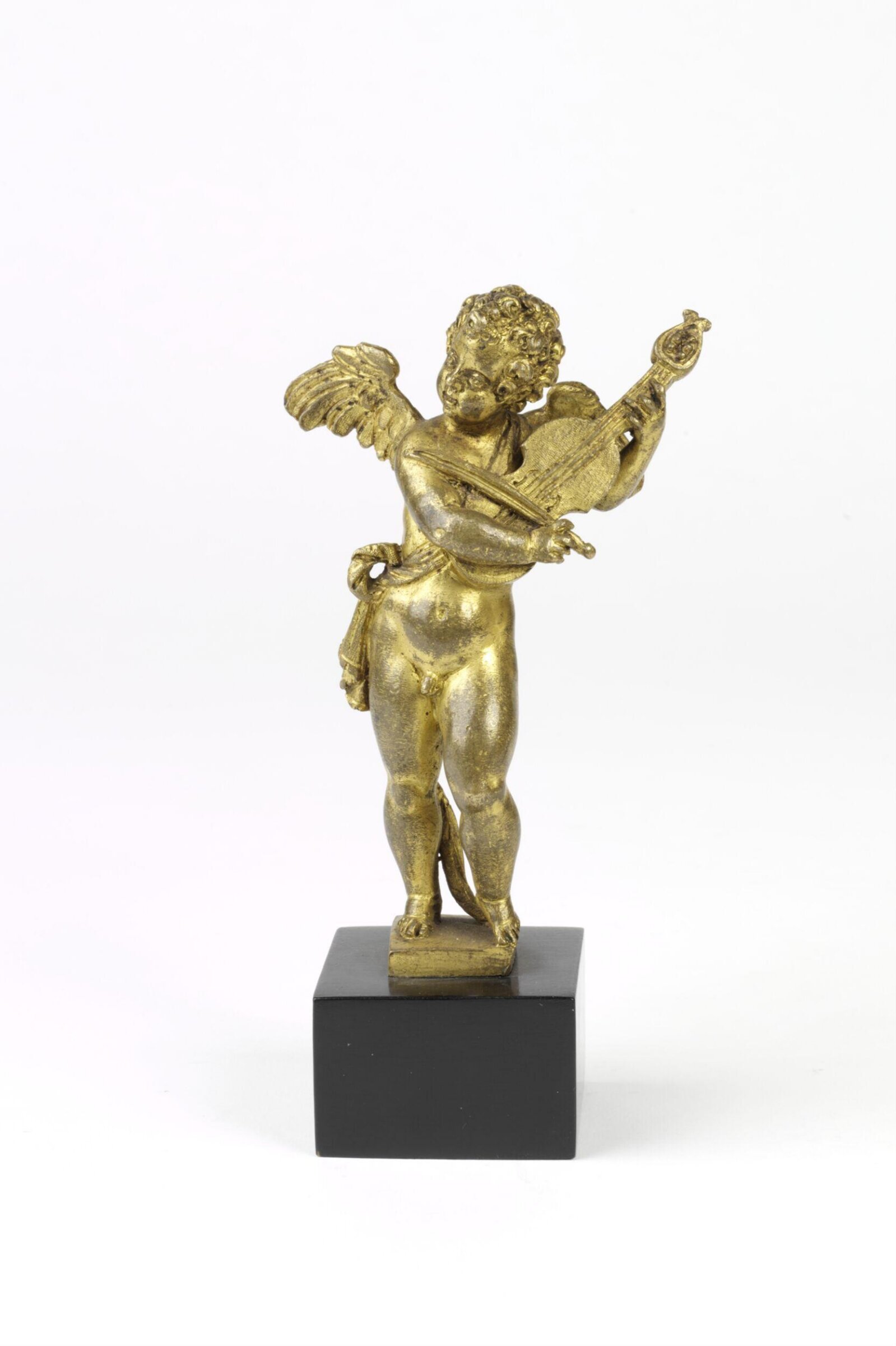 Cupid playing on a frageolet, attributed to Nicolò Roccatagliata, early 17th century