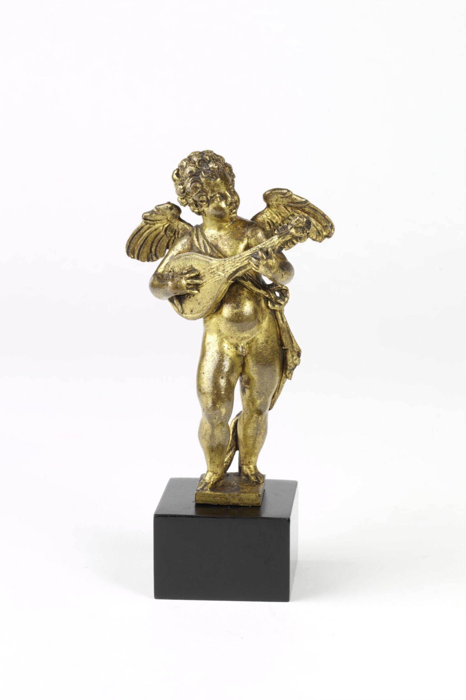Cupid playing guitar, attributed to Nicolò Roccatagliata, early 17th century