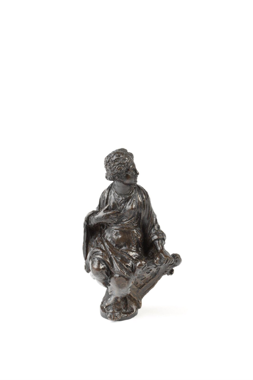 A seated female figure, late 16th century