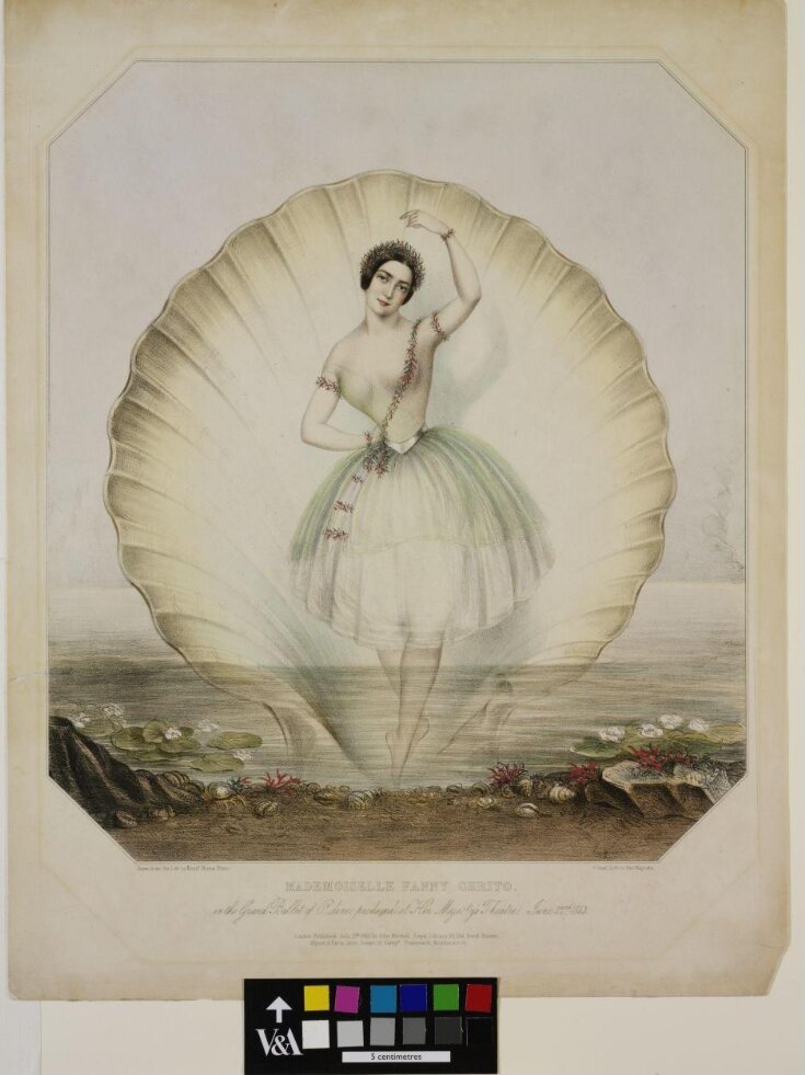 Mademoiselle Fanny Cerito / in the Grand Ballet of Ondine, produced at Her Majesty's Theatre, June 22nd 1843. top image