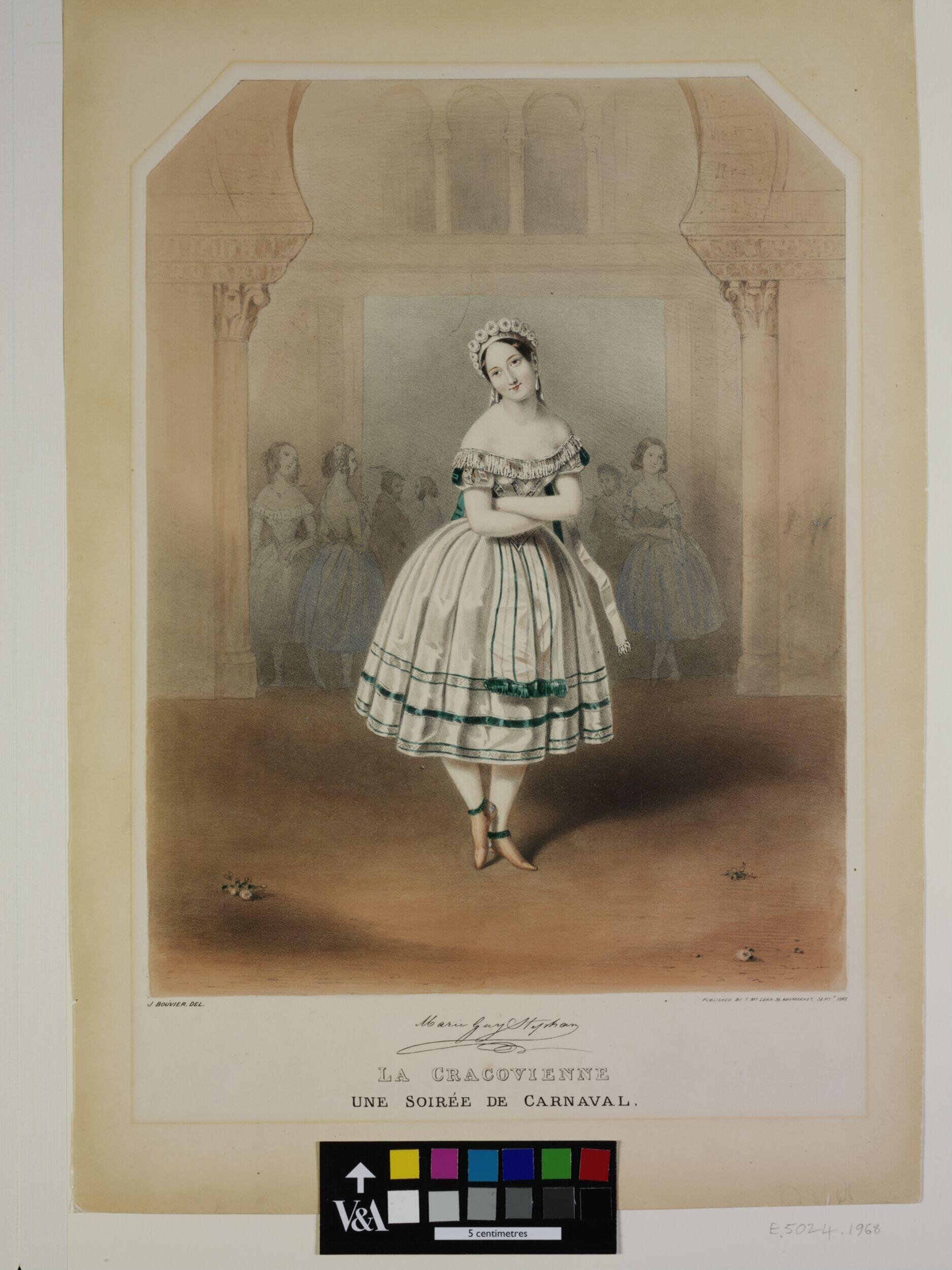 Marie Guy Stephan (facsimile signature) / La Cracovienne / Une Soirée de Carnaval. by Bouvier, Jules