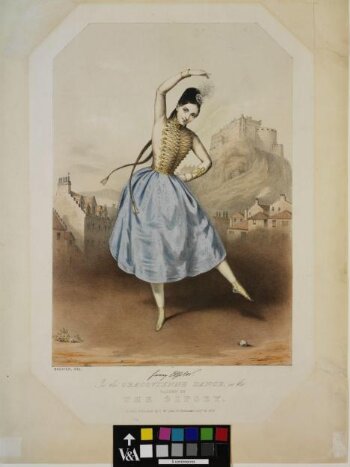 Fanny Elssler dancing the Cracovienne from The Gipsy