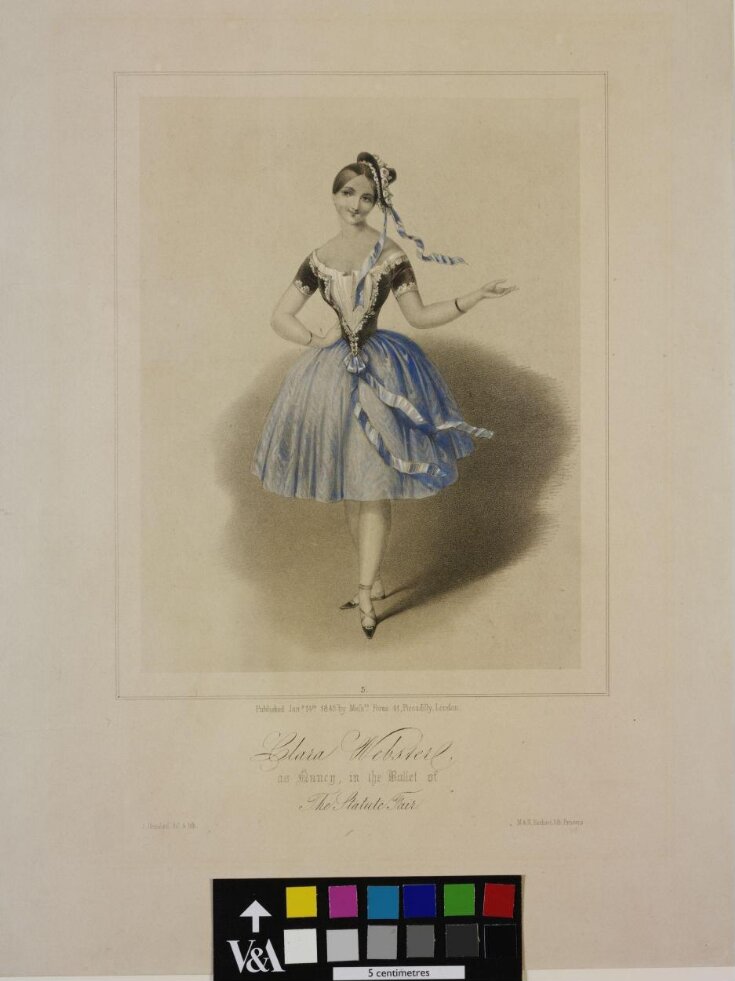 Clara Webster / as Nancy, in the Ballet of / The Statute Fair. image