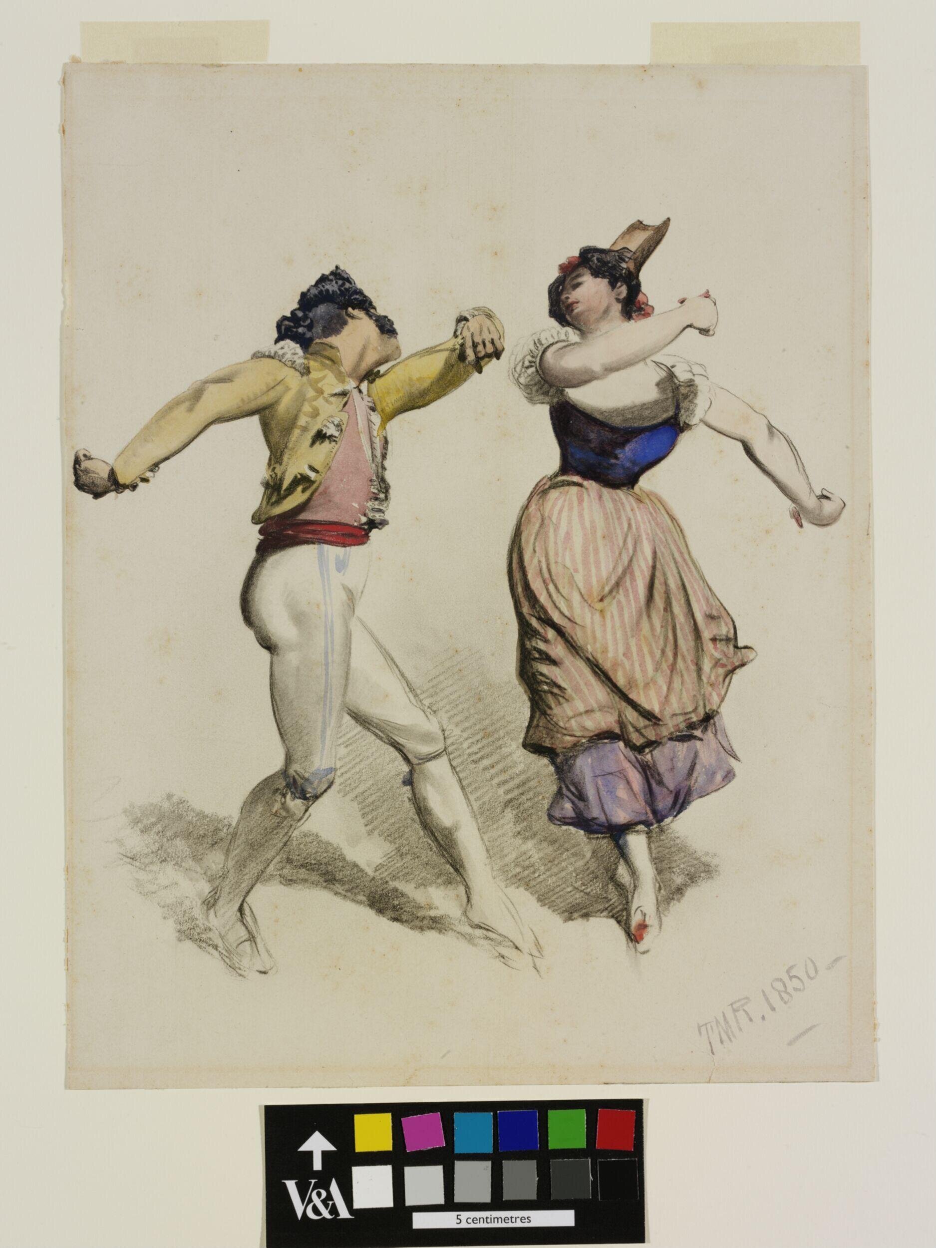 A Spanish Dance by Richardson, Thomas Miles the younger, RWS