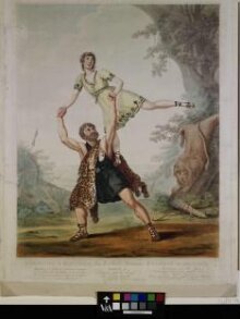 M. Deshayes et M. d'Egville, dans le Ballet Pantomime d'Achille et Deidamie thumbnail 1