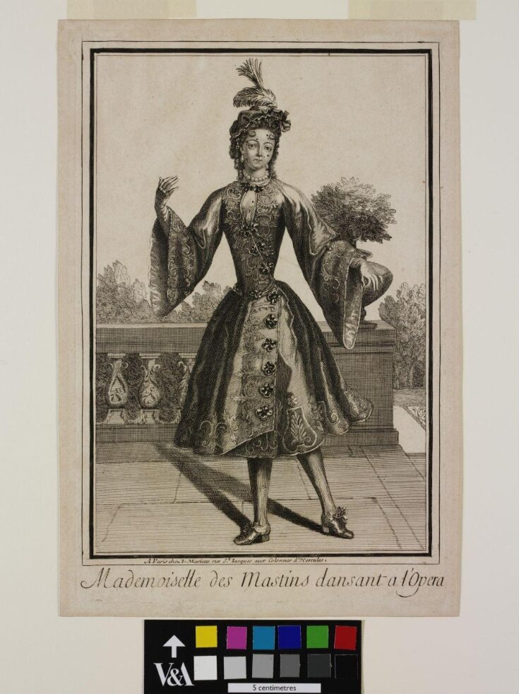 Mademoiselle des Matins dansant a l'Opera. image