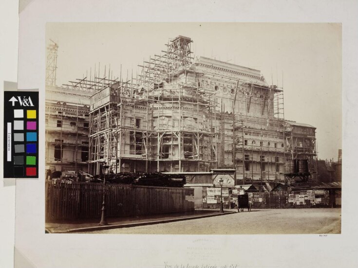View of the East facade, January 1867 image