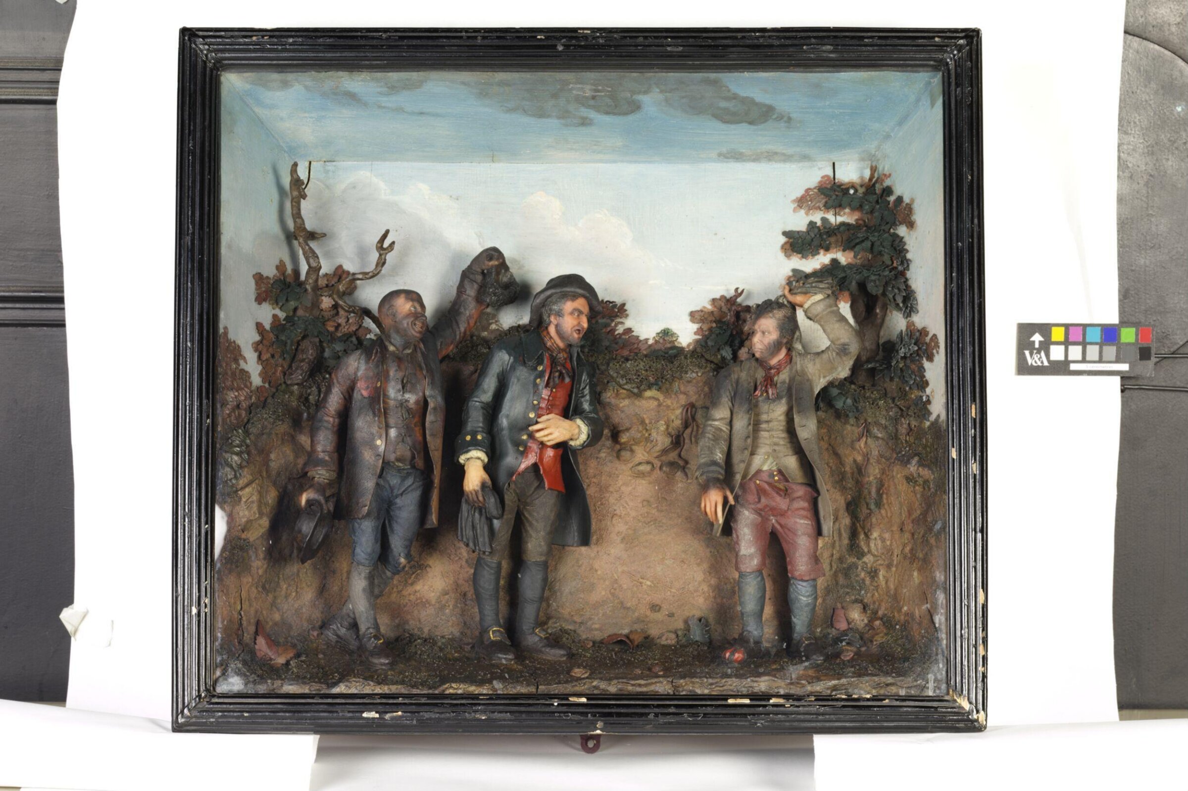 A Struggle between a Sweep and a Miller Interrupted by a Schoolmaster, Samuel Percy, late 18th century or early 19th century