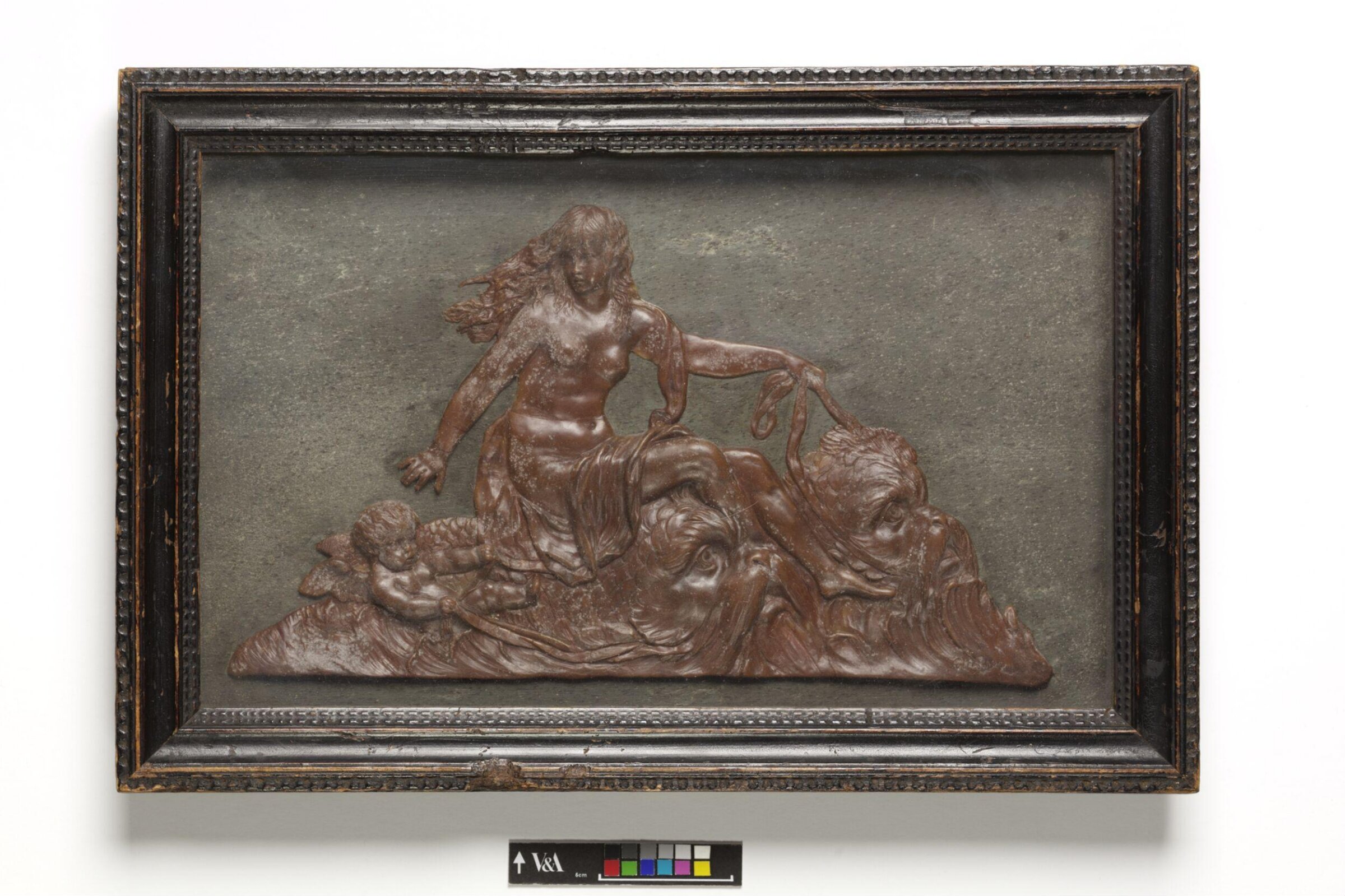 Sea Nymph Riding Dolphins, Clodion, early 19th century