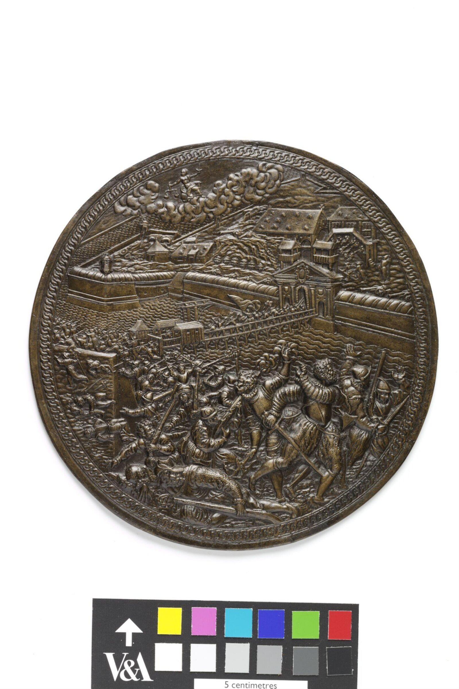 Bours Drives Treslong and Merville out of the Citadel of Antwerp, Jacques Jonghelinck, ca. 1578-80
