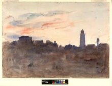At Sunrise: view from the artist's window in Morpeth Terrace thumbnail 1