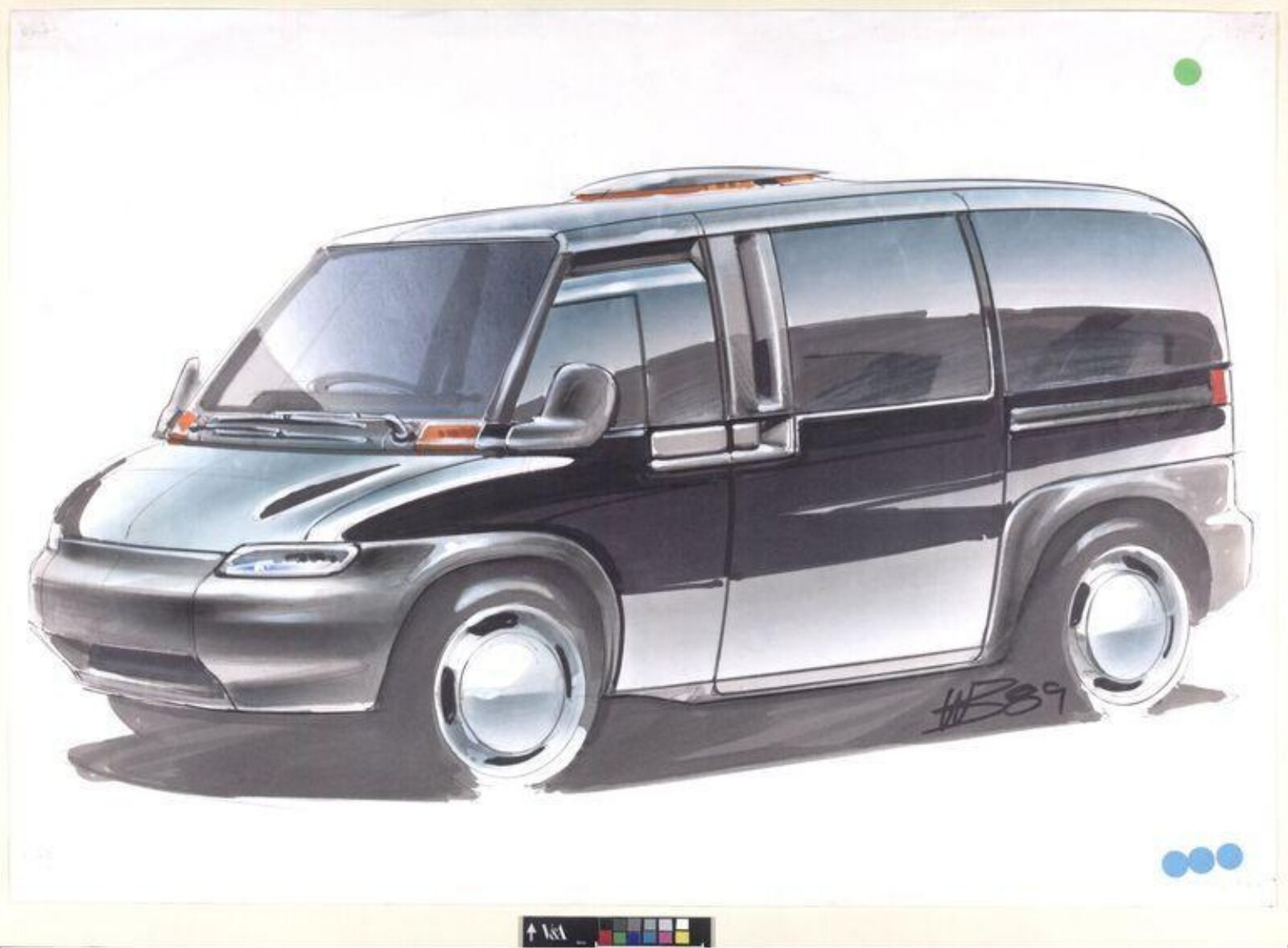 Car design, W Barranco, 1989