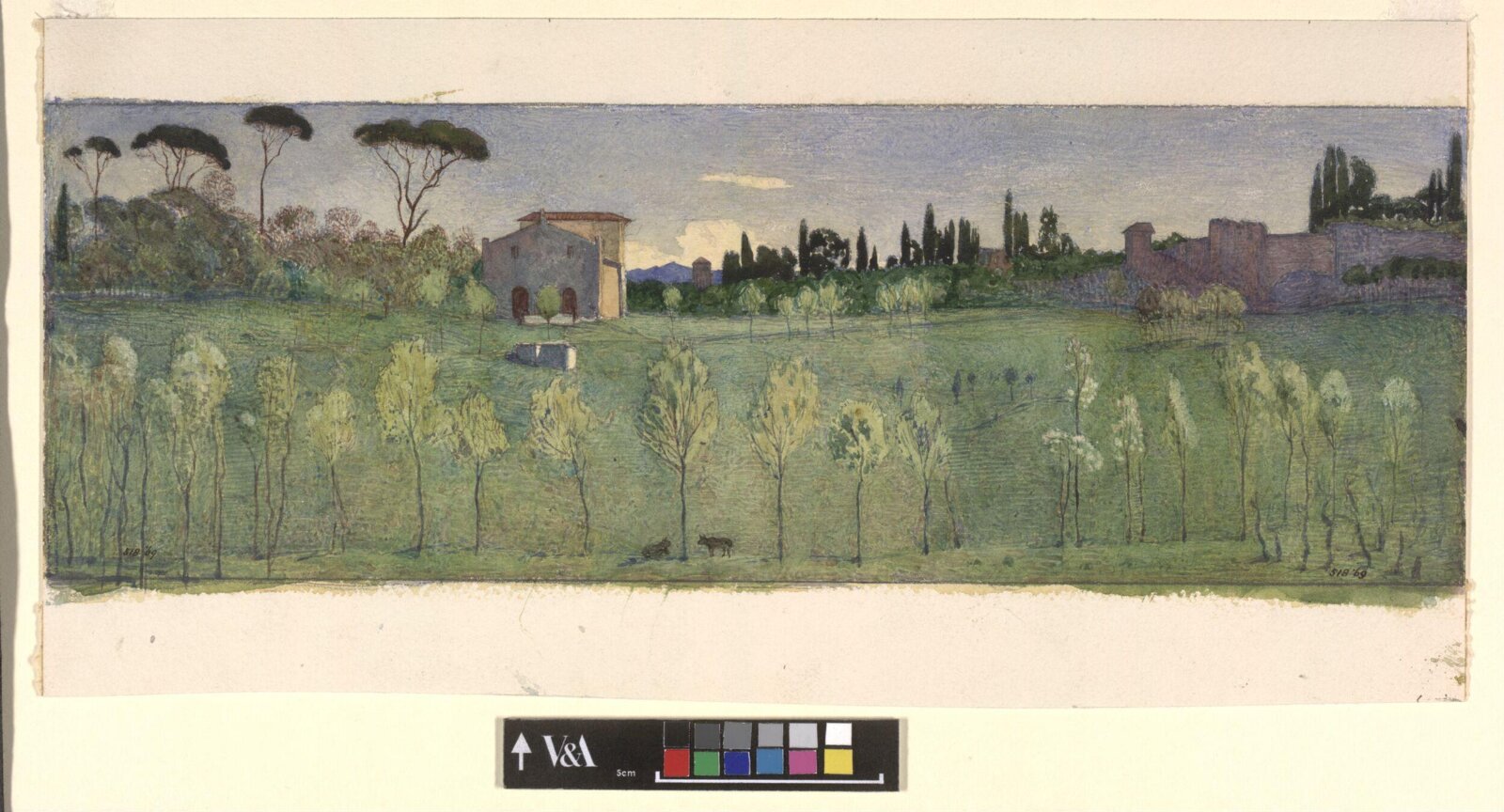 Villa Borghese, Rome, Andrew Brown Donaldson, 1860-1898