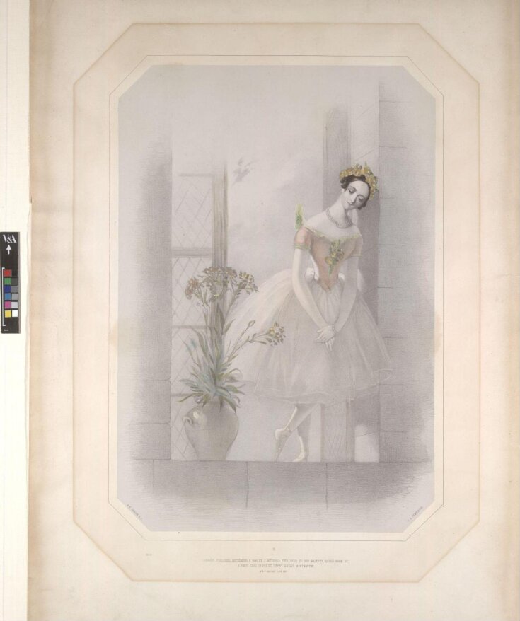 Marie Taglioni in La Sylphide (Souvenir d'adieu, No. 2) image