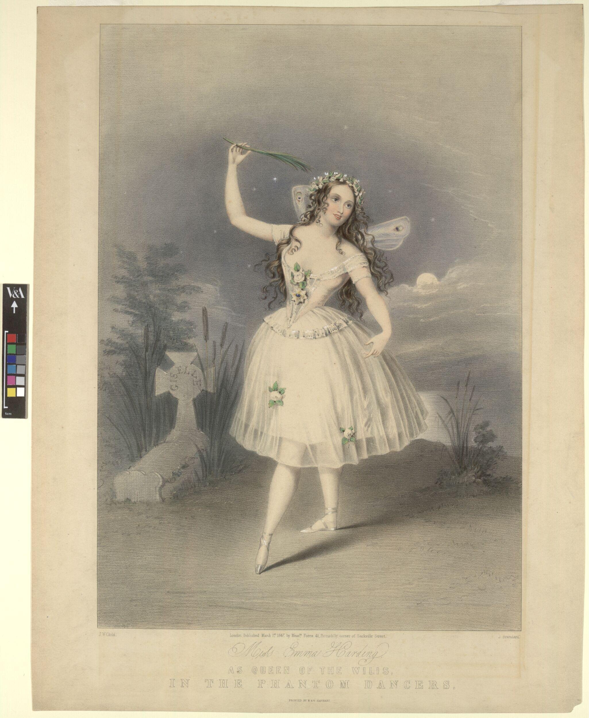 Emma Harding as Queen of the Wilis in The Phantom Dancers by Brandard, John