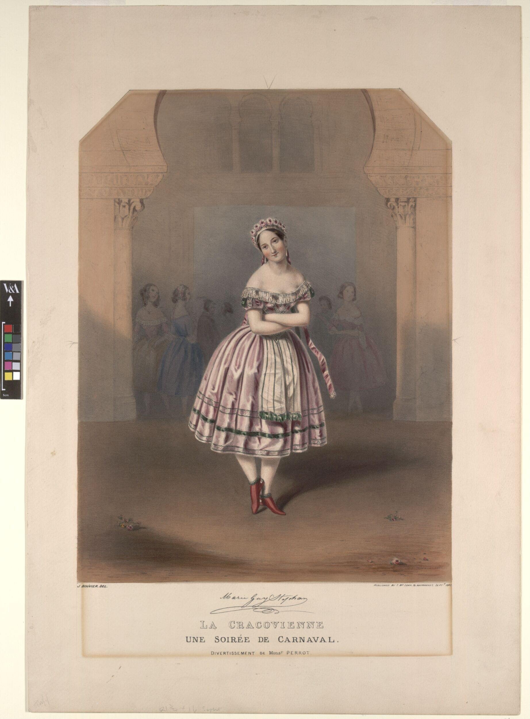 Marie Guy Stephan dancing La Cracovienne in Une Soireé de Carnaval