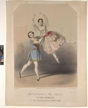 Adele Dumilâtre and Henri Desplaces in The Corsair