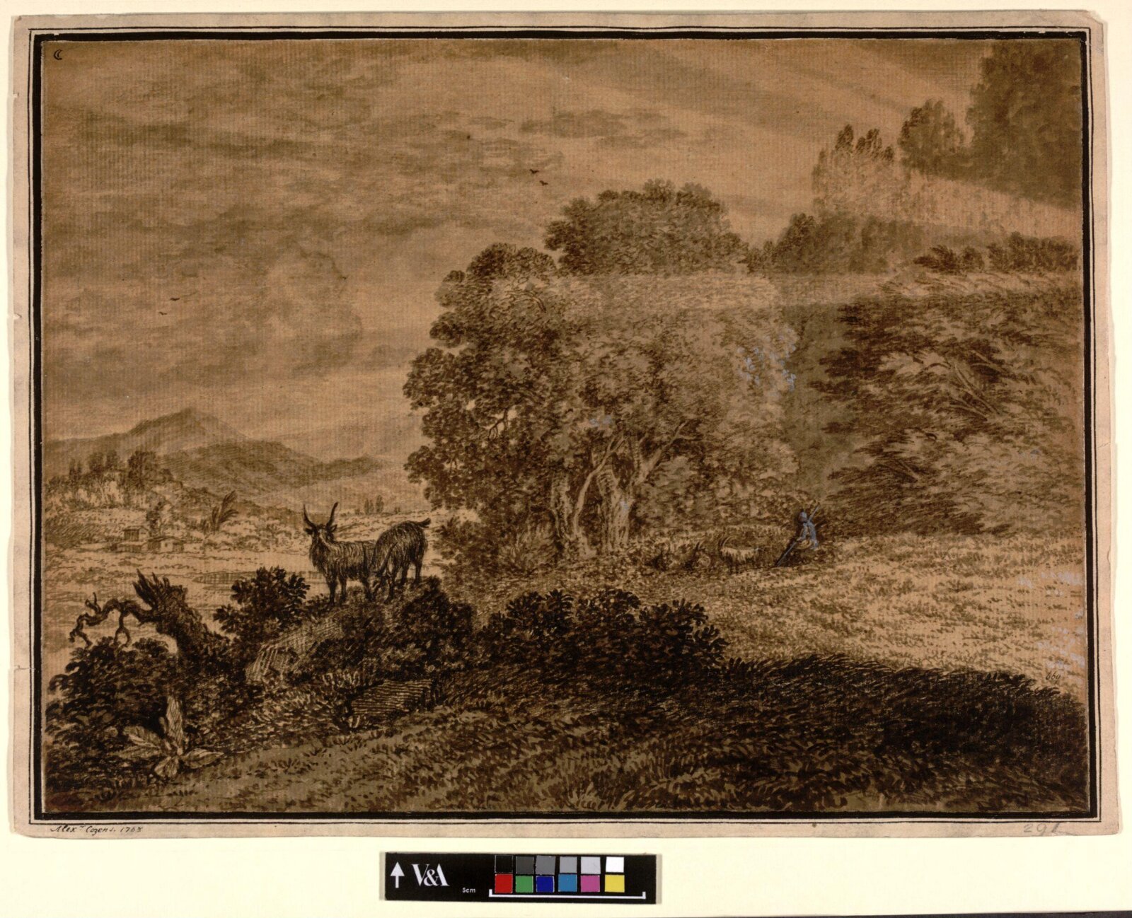 Drawing, Alexander Cozens, 1763