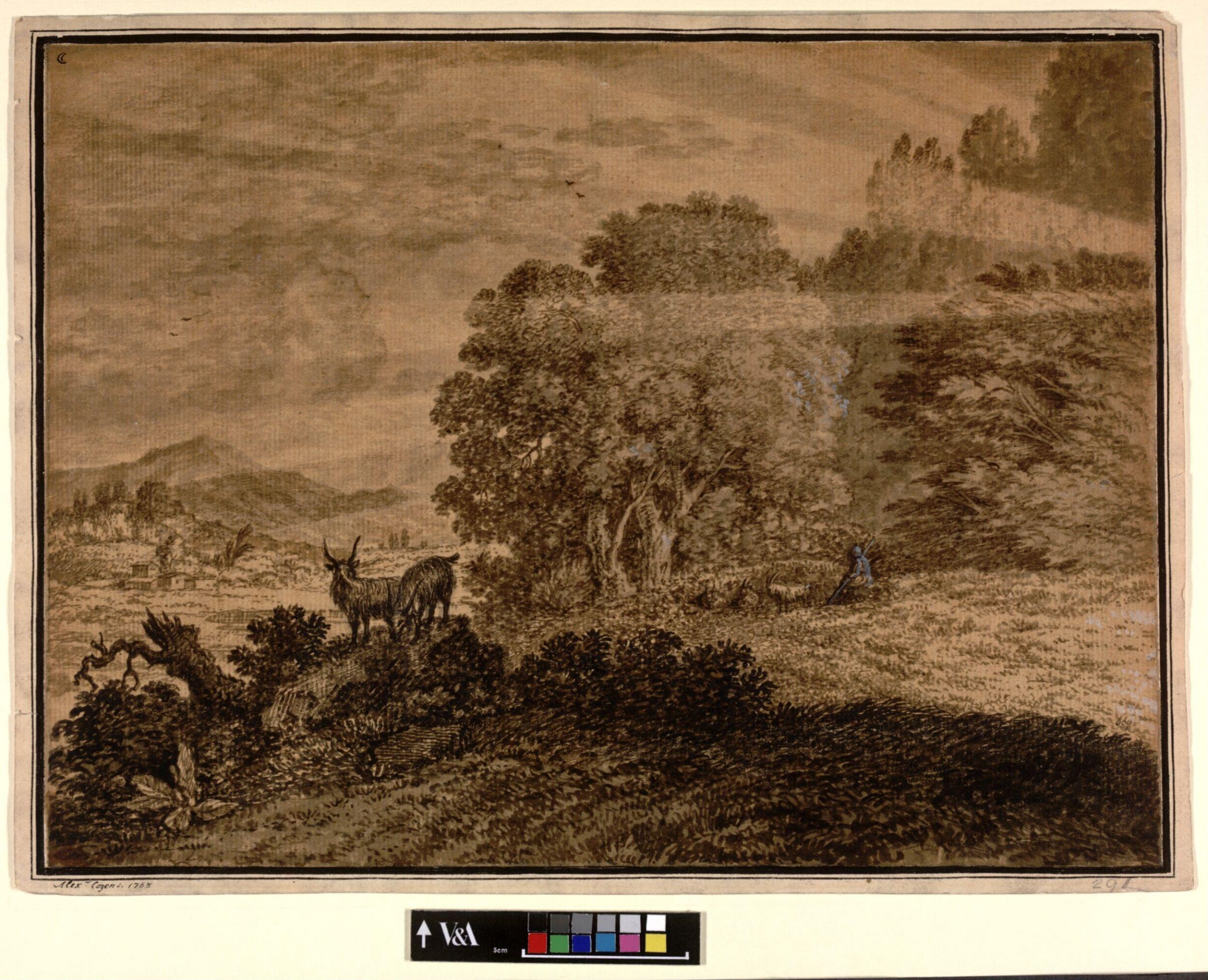 Drawing, Alexander Cozens, 1763