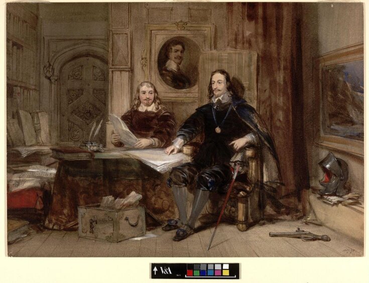 Charles I and his Secretary top image