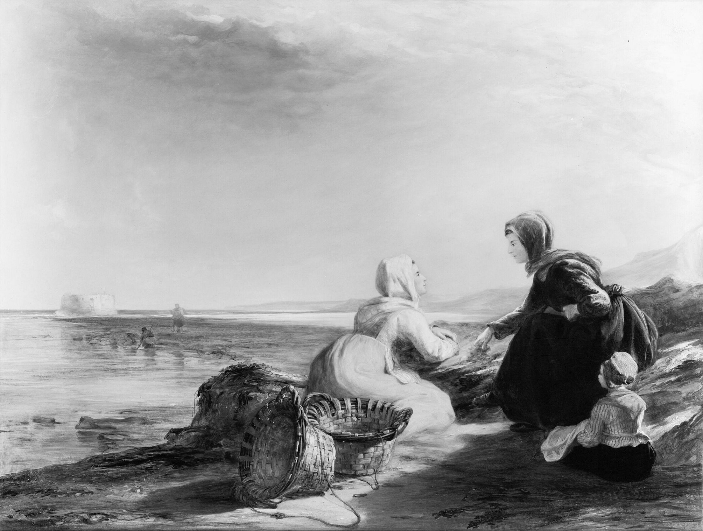 Fisherwomen on the Coast near Boulogne, William Collins, 1830