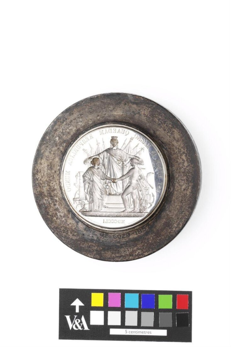 Die for the Council Medal for 1851 Exhibition top image