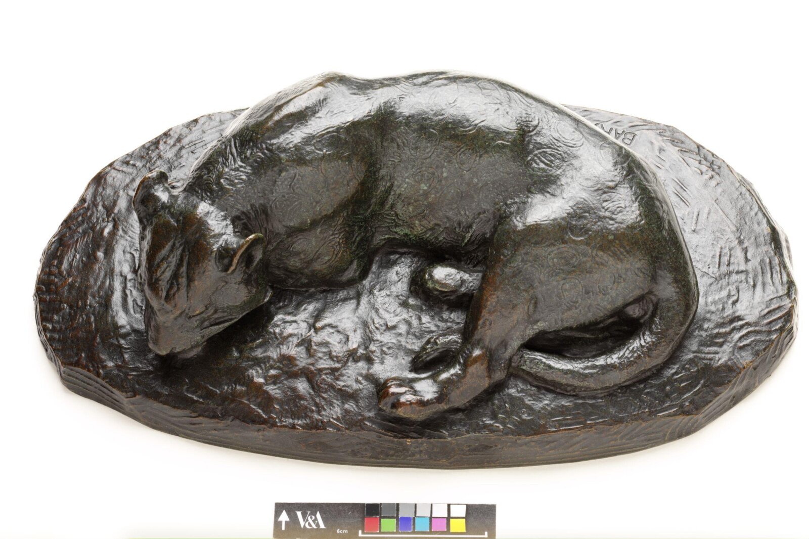 Sleeping Jaguar, Barye, ca. 1890