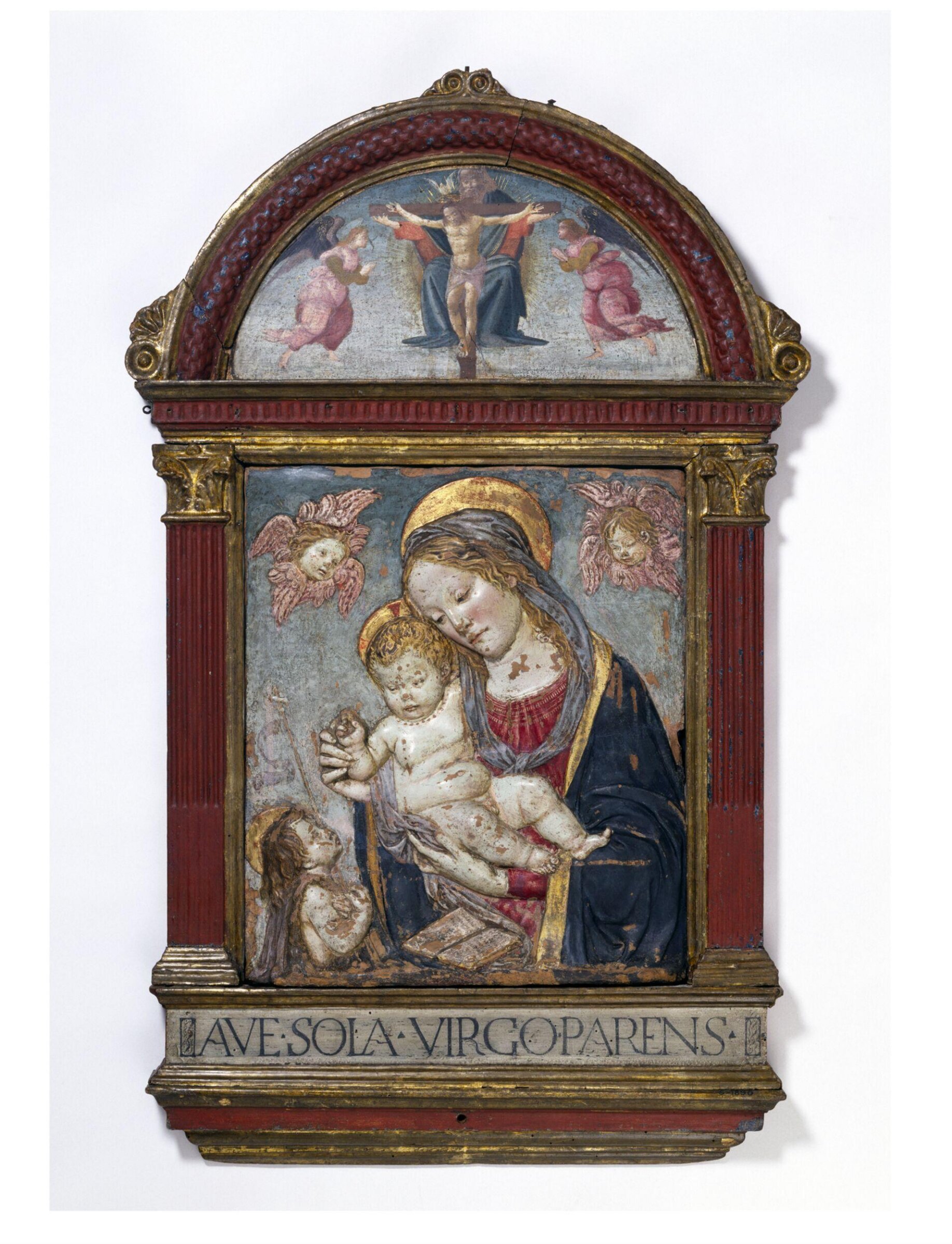 Virgin and Child with the young St John the Baptist, after Benedetto da Maiano, 1475-1500