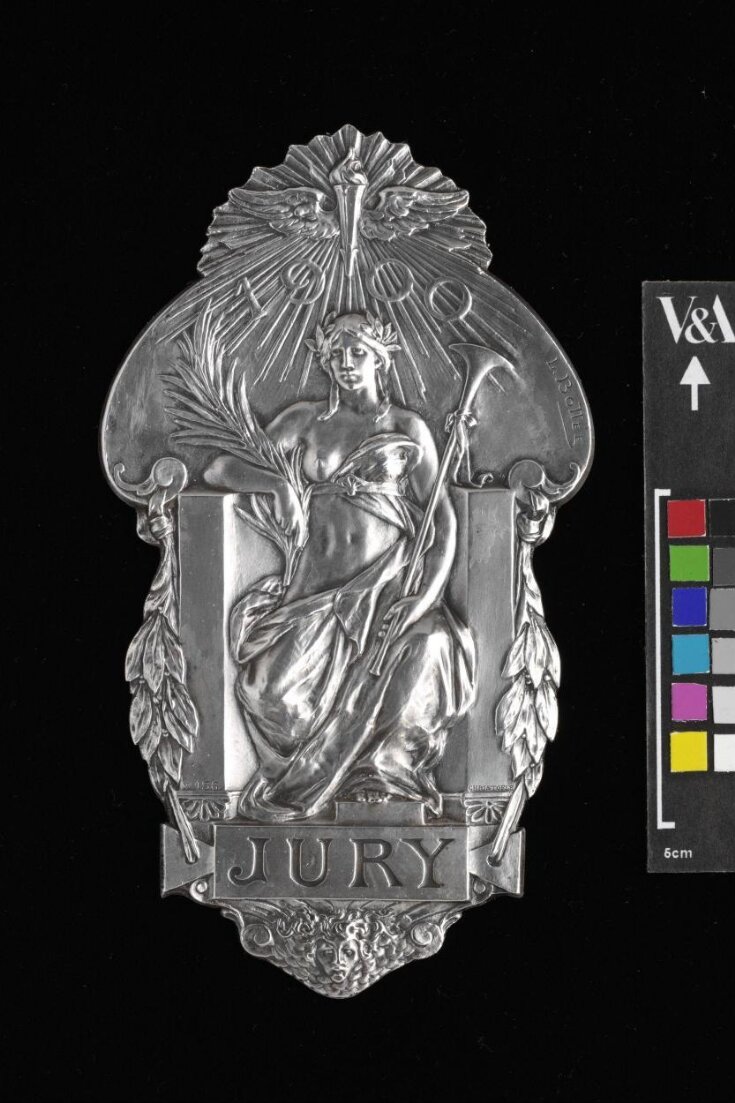Jury Plaquette, Universal International Exhibition, Paris 1900 top image