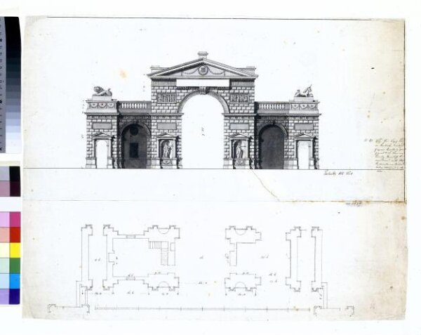 Triumphal Gateway at Hyde Park Corner | Adam, Robert | V&A Explore The ...