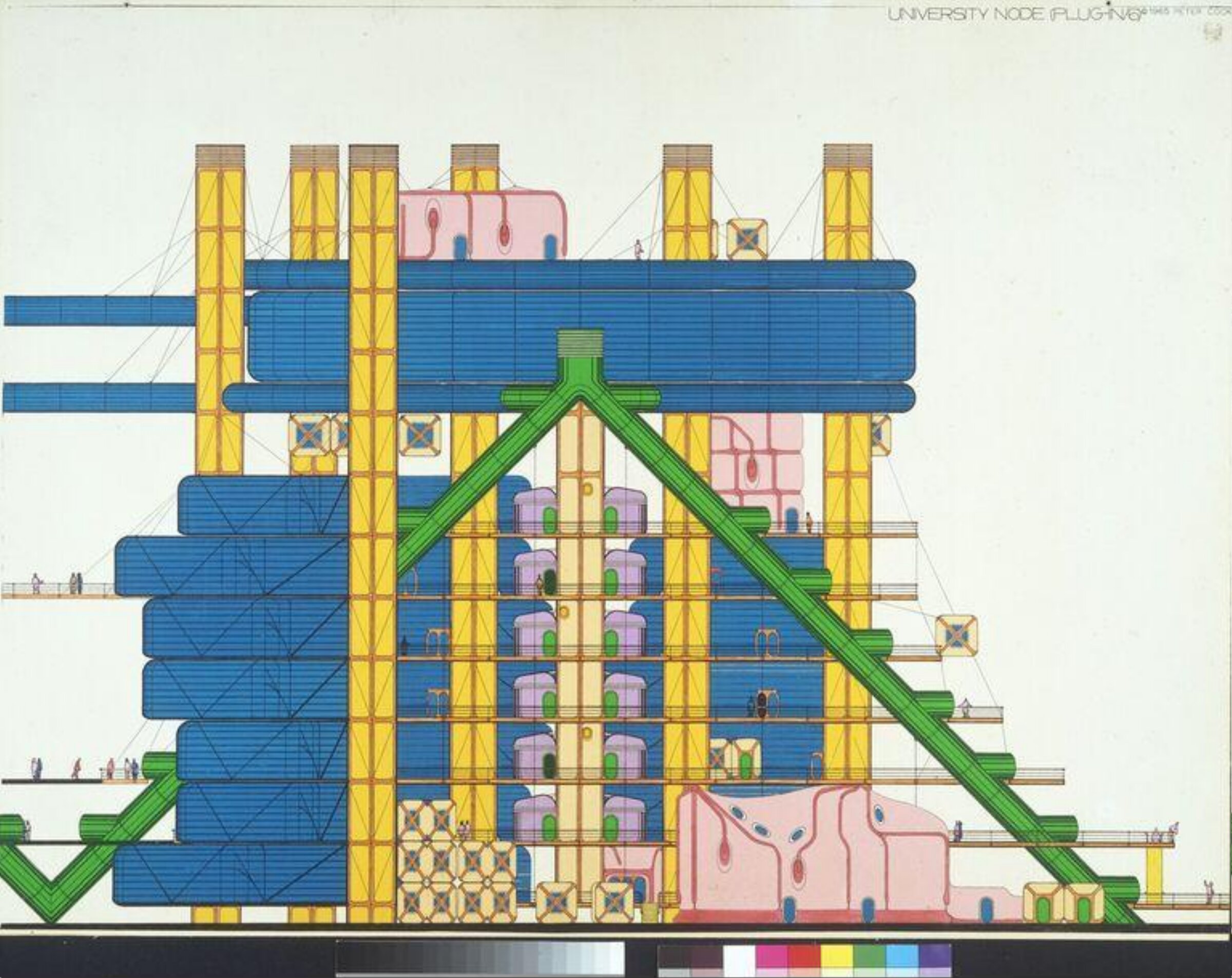 University Node (Plug-In/6), Peter Cook, 1965