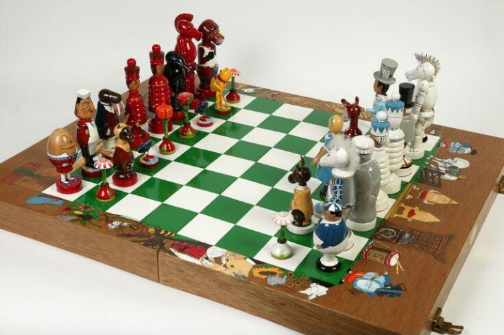 Alice Through the Looking Glass Chess Set top image