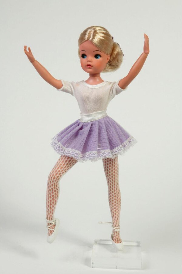 Pedigree Sindy Star Dance1984 purple stretch tights 42002 fit 12" doll 