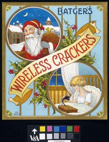 Batger's Christmas Cracker box label