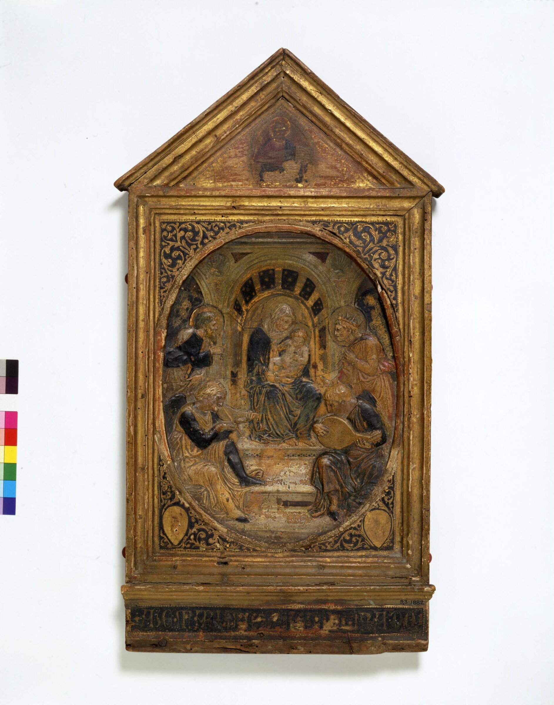 Virgin and Child with Saints and Angels, Донателло (по оригиналу), ок. 1426–1430