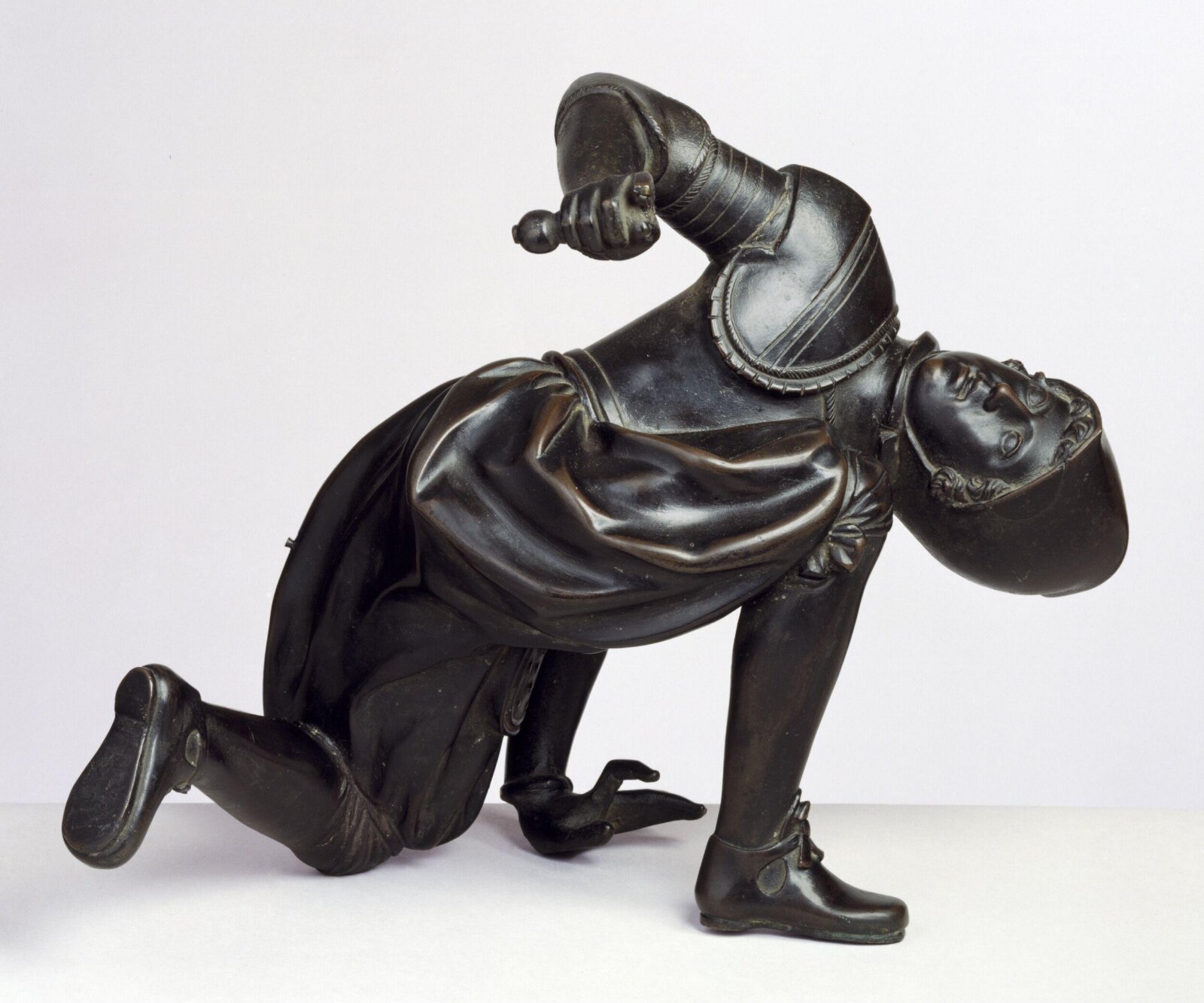 Crouching warrior, Hubert Le Sueur, ca. 1615-1620