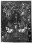 A Garland of Flowers Surrounding a Cartouche Containing an Angel's Head and the Holy Sacrament thumbnail 2