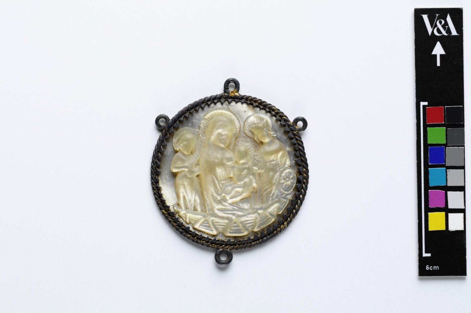 Virgin and child with St Catherine, late 15th century