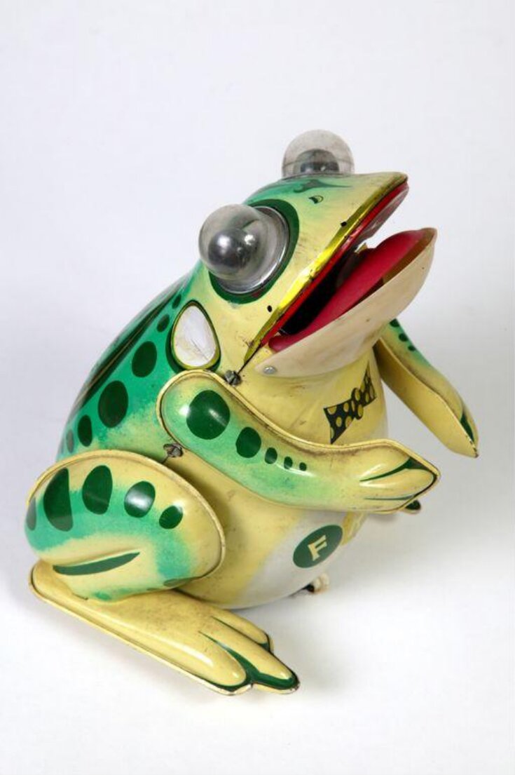 Vintage 1993 Vic's Novelty Rubber Frog w/ Battery Operated Feature, Cond.  Unknow