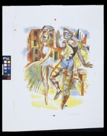 Two Harlequin Figures thumbnail 1