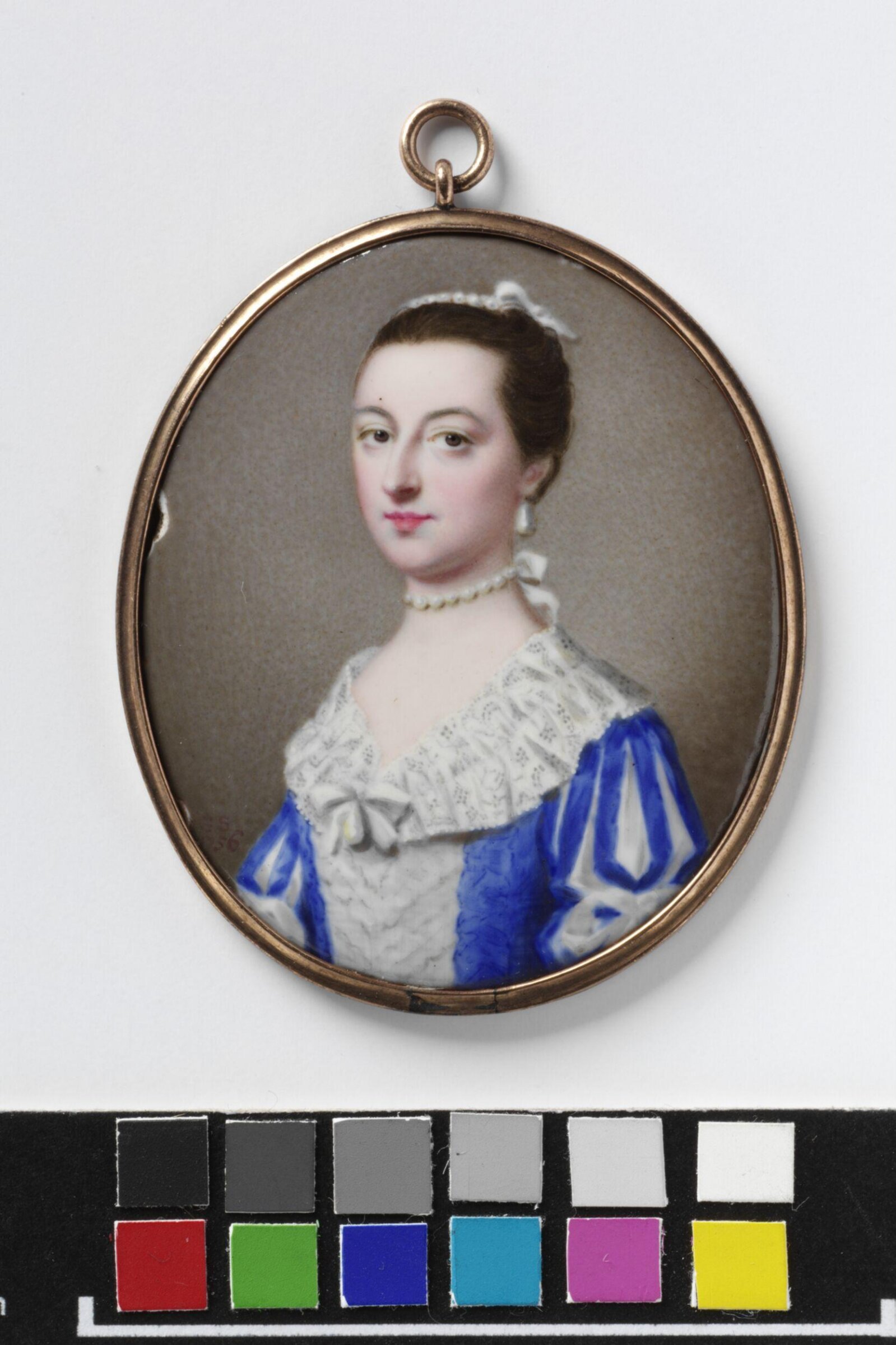 Portrait of an unknown woman, Gervase Spencer, 1756