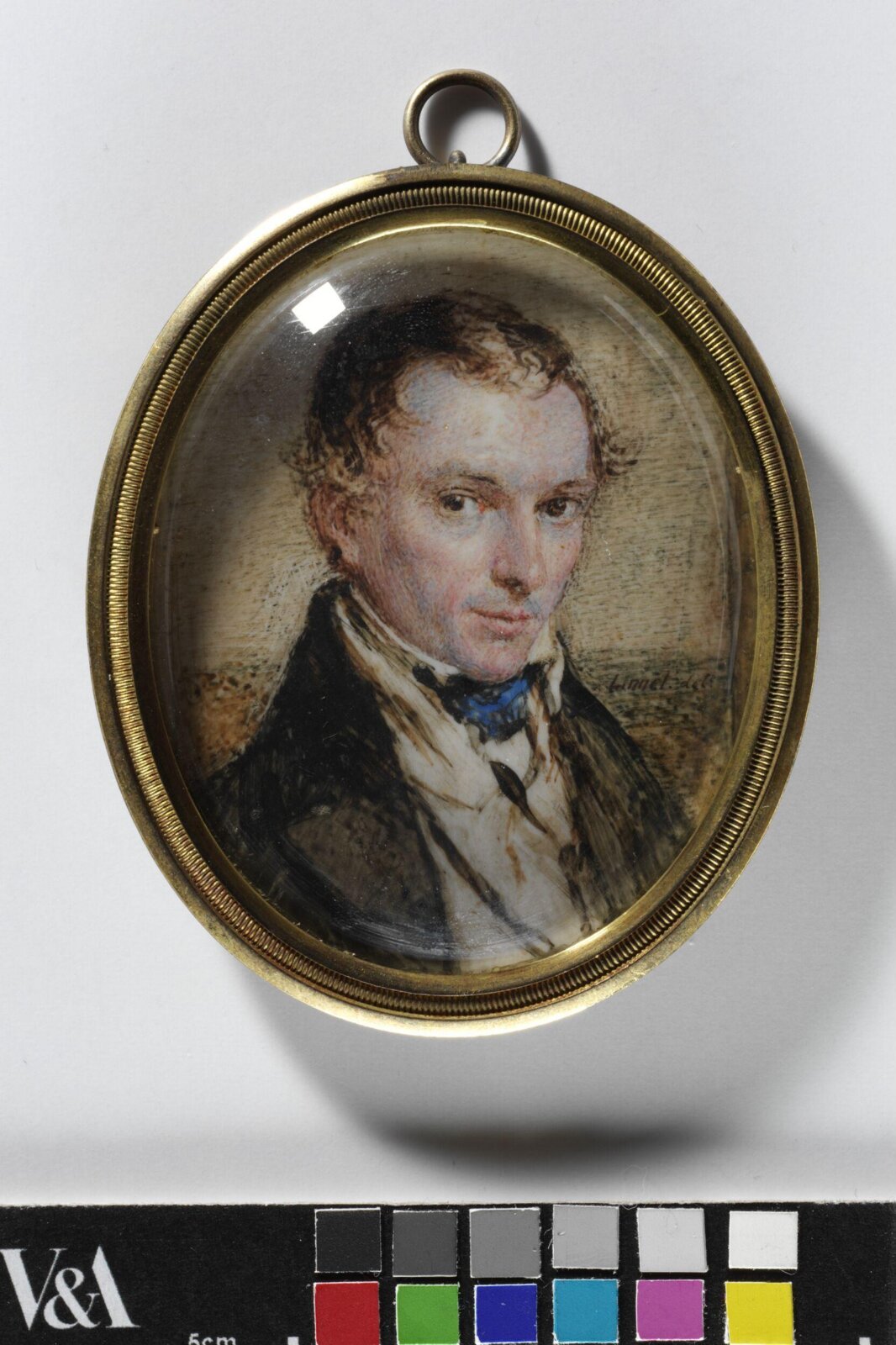 An Unknown man, John Linnell II, c.1820s