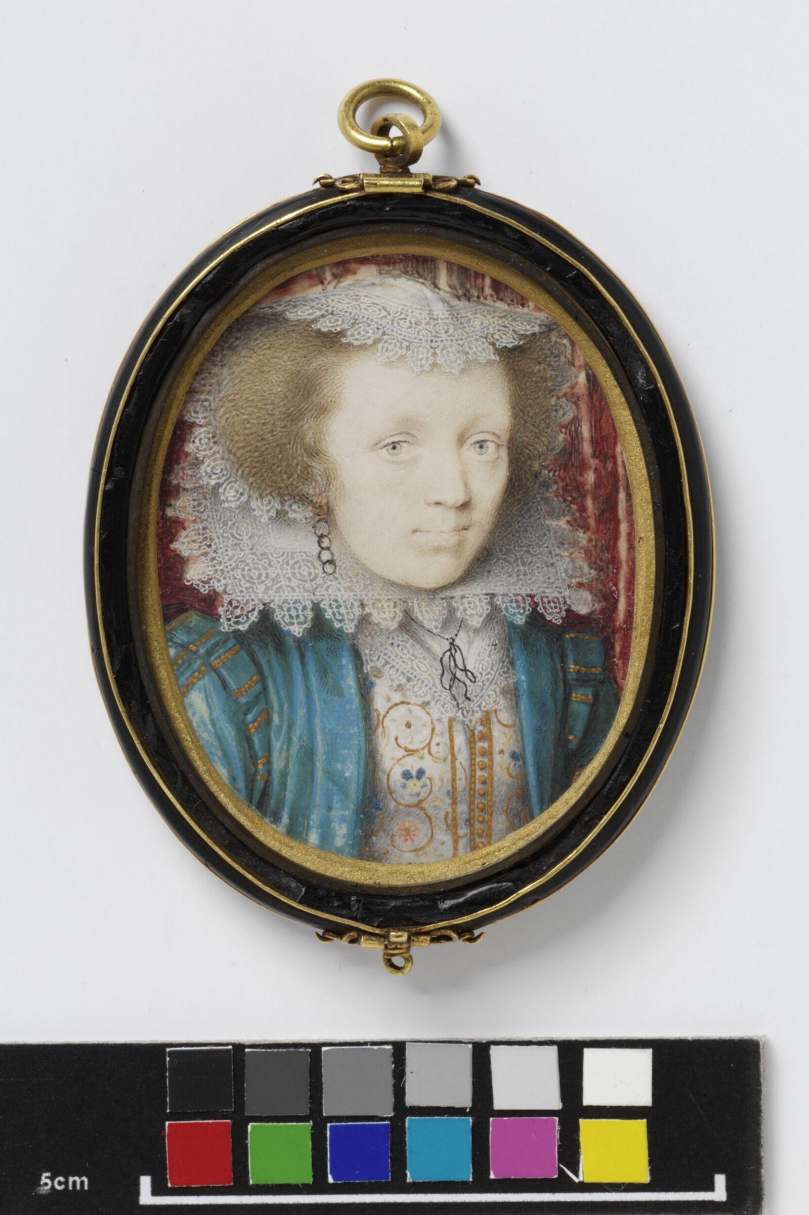 Portrait Miniature of Mrs Edward Norgate, Peter Oliver, 1616-1617