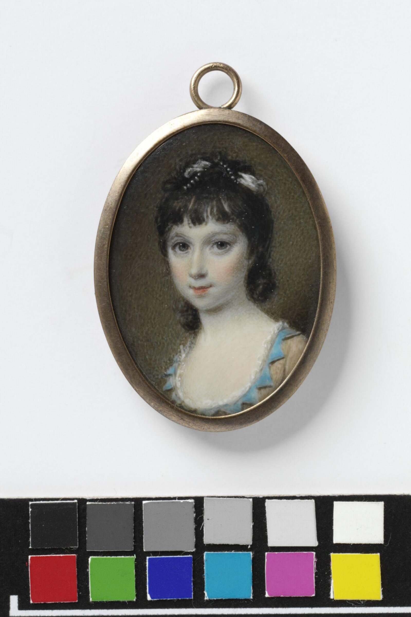 Portrait of Miss Anne Newman, aged 11, Samuel Shelley, 1781