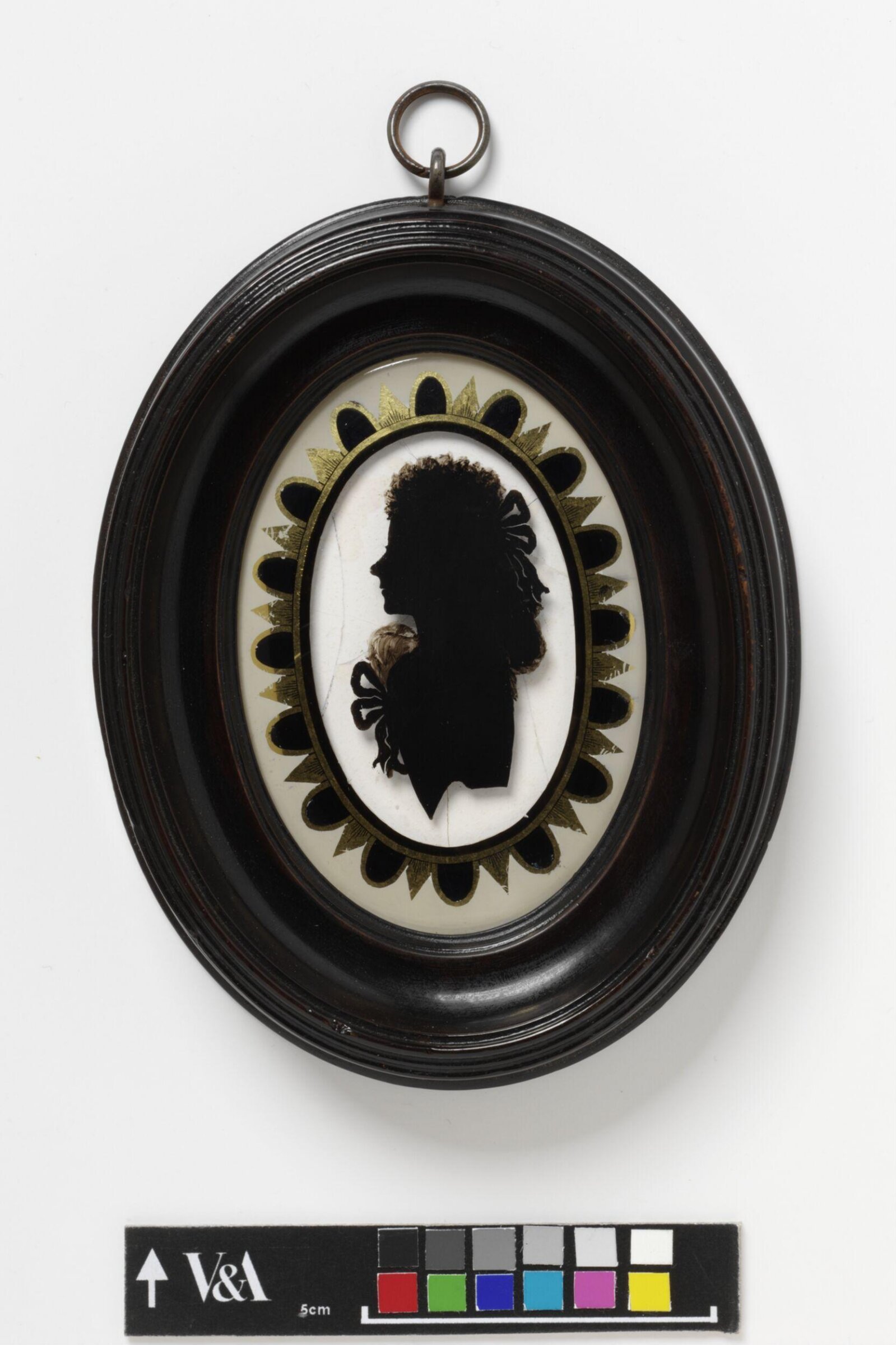 Portrait of an unknown woman, Charles Christian Rosenberg, early 19th century