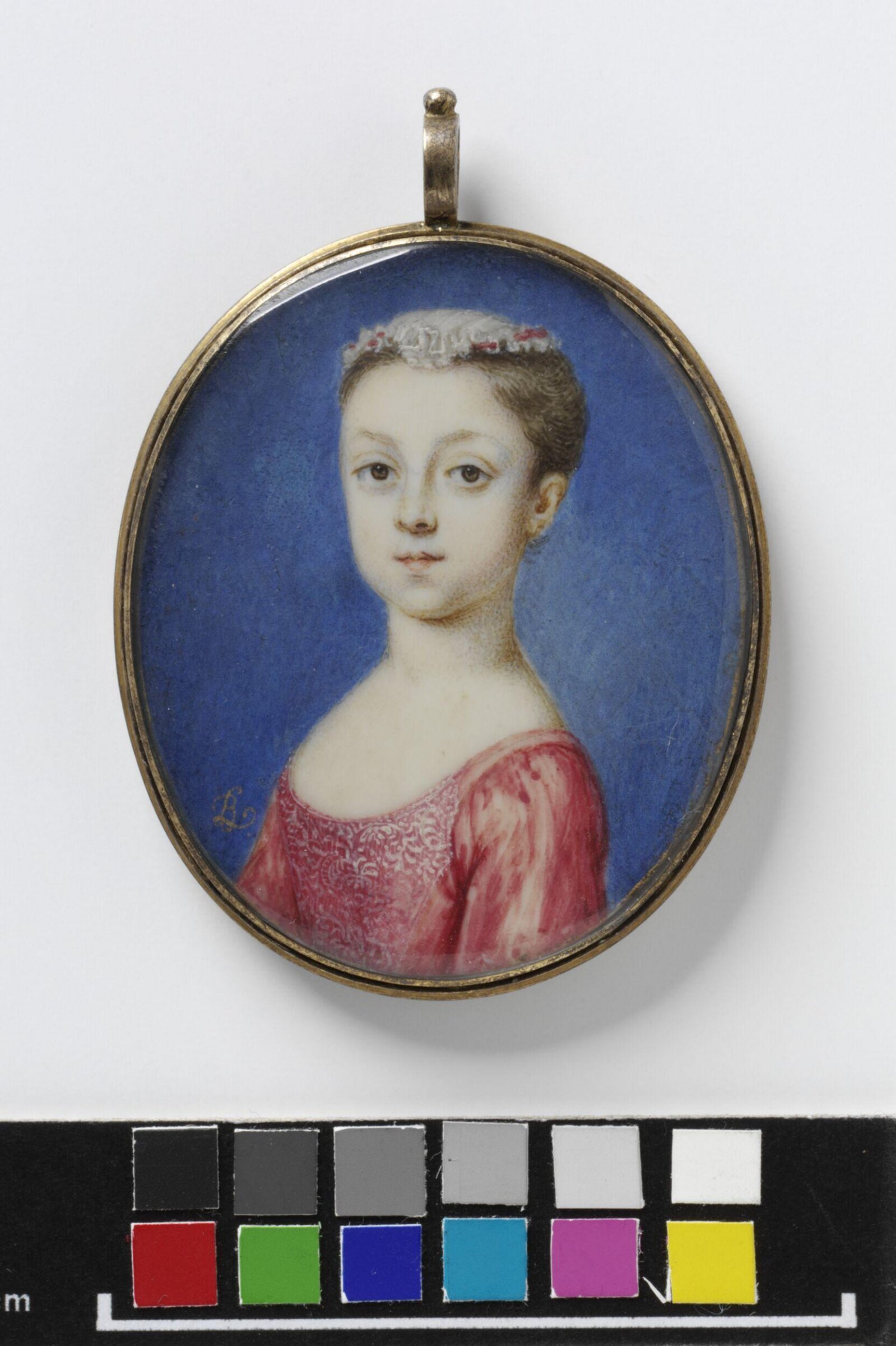 Portrait of an unknown young girl, Bernard Lens, ca. 1720-1730
