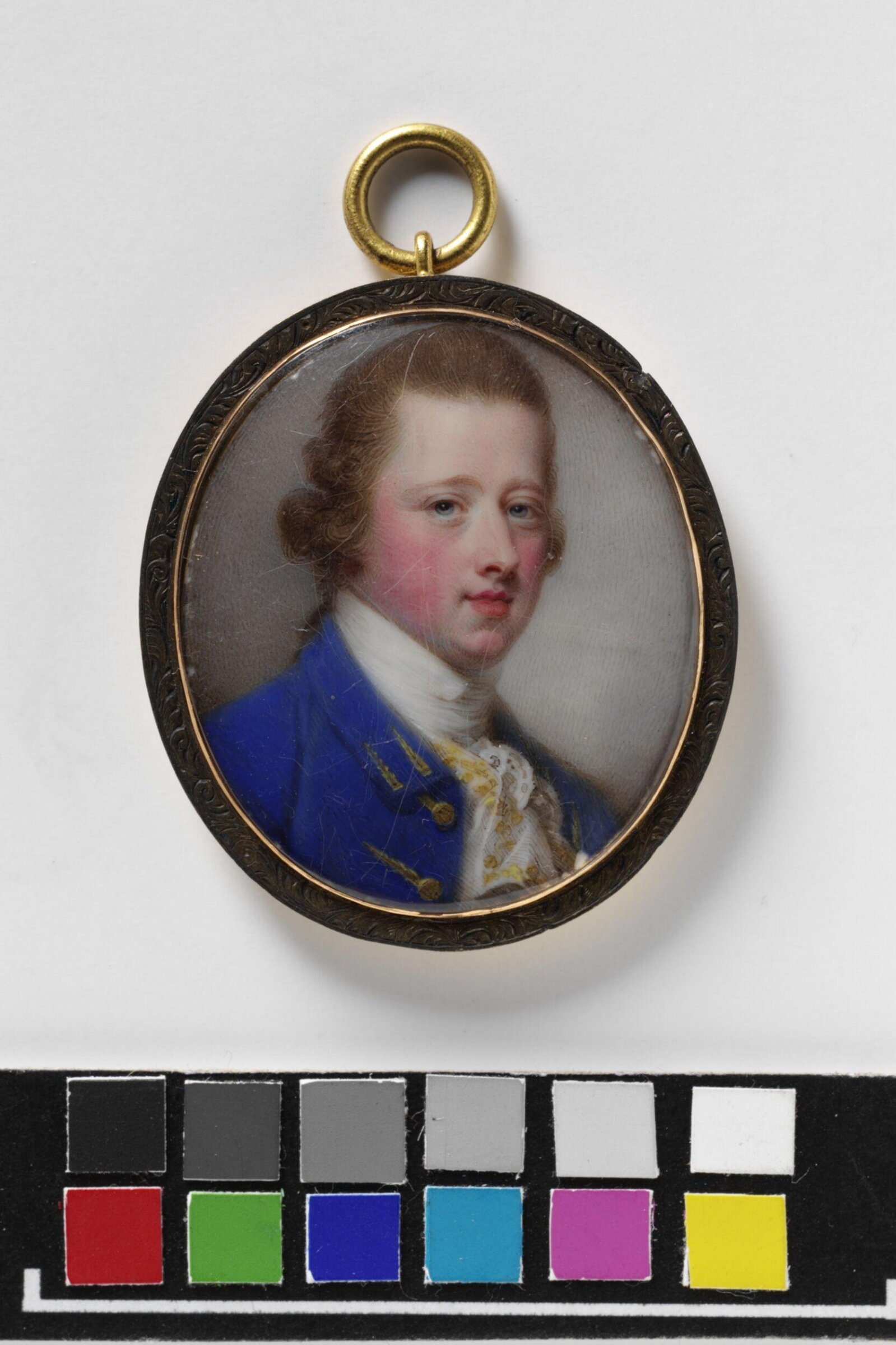 Portrait of an unknown man, Jeremiah Meyer, 1765-1775