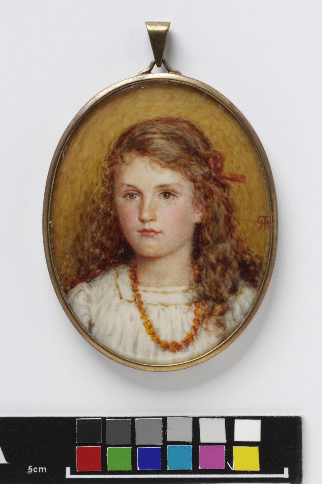 An Unknown girl, Henry Robert Robertson, ca. 1890-1900