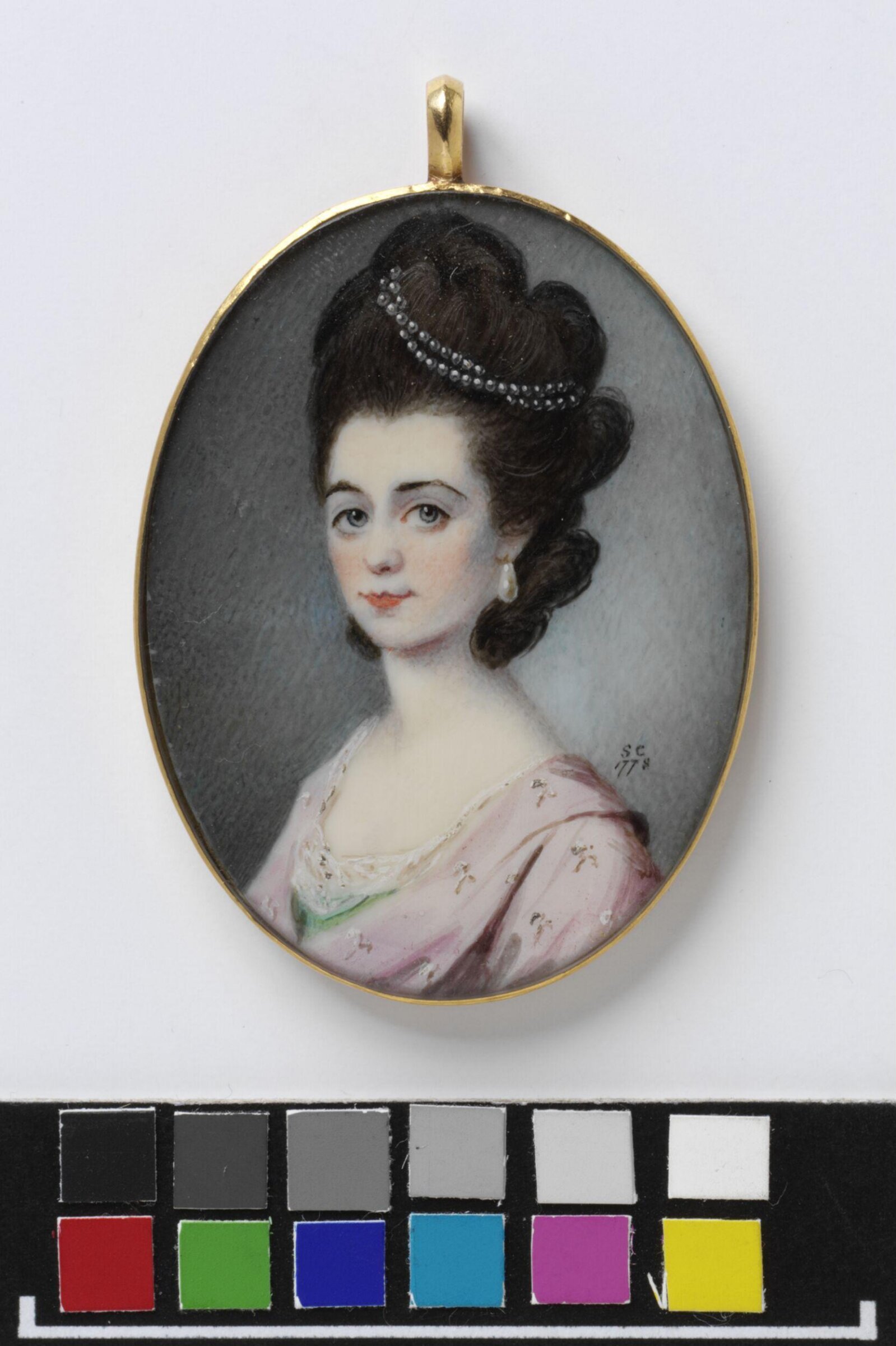 Portrait of an unknown woman, Samuel Cotes, 1778