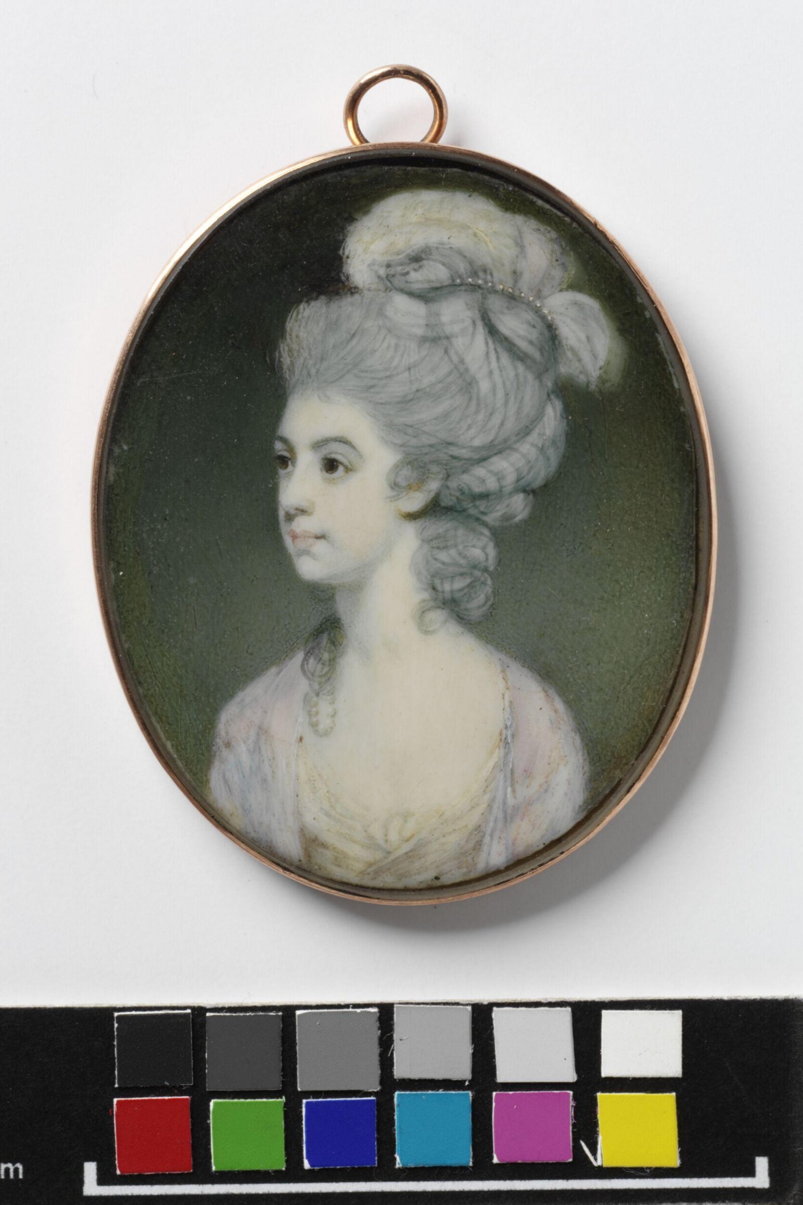 Portrait of an unknown woman, Richard Crosse, ca. 1775-1780